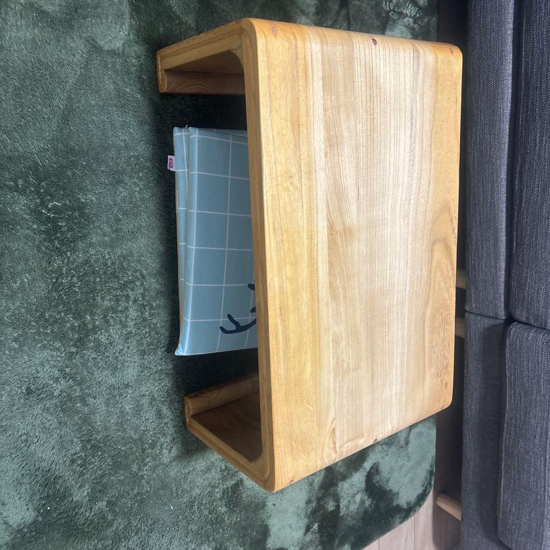 グレー カウチソファ オットマン付き