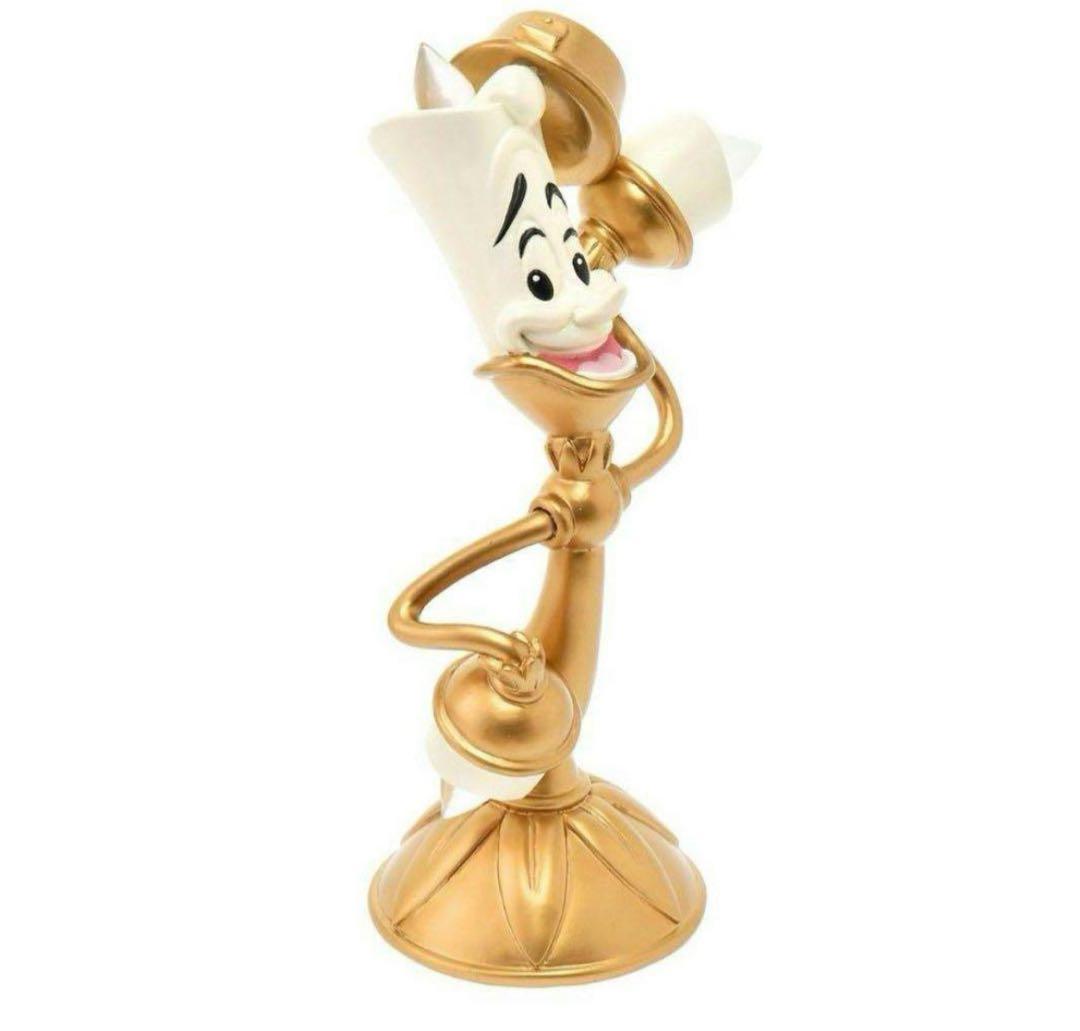 新品 ディズニー 美女と野獣 コグスワース ルミエール 置物 Disney