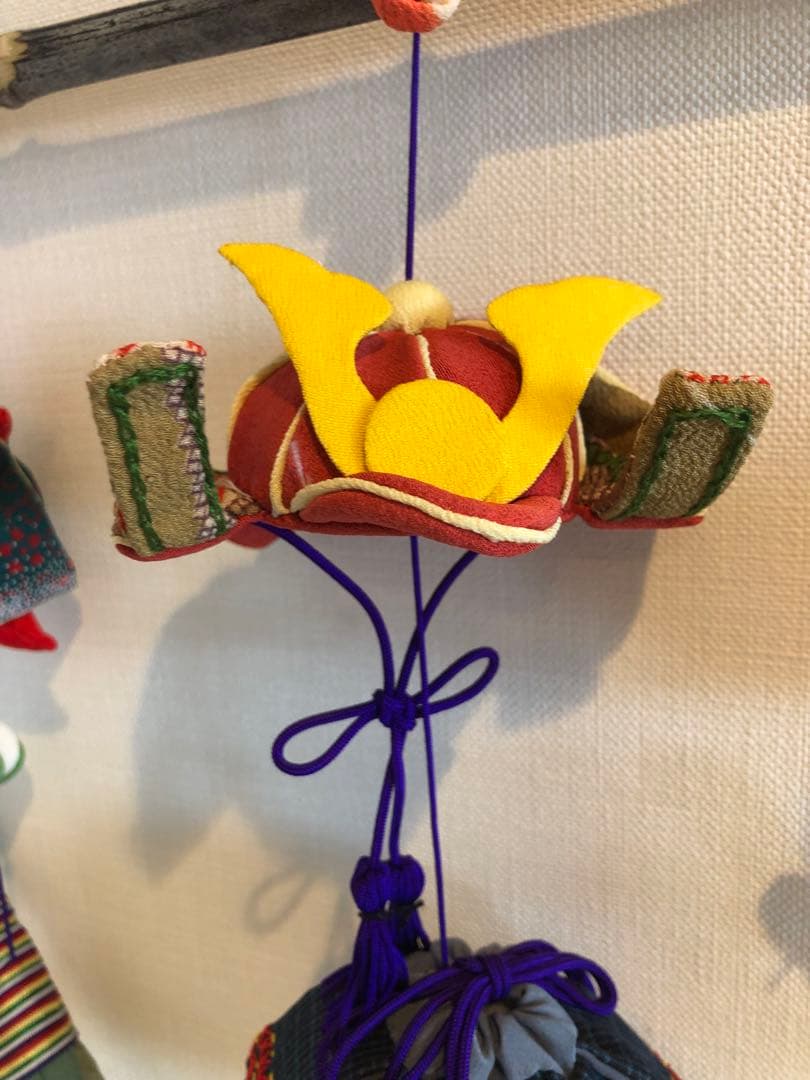 端午の節句の壁掛け⑤　吊るし飾り　吊るし雛