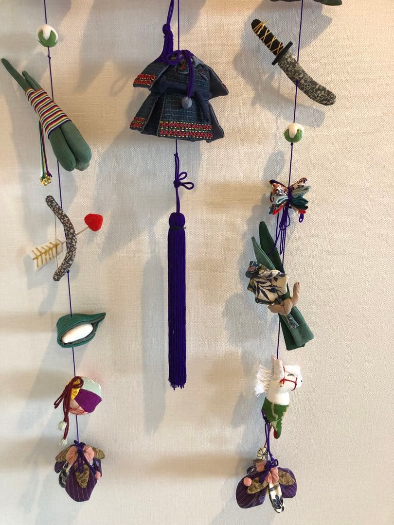 端午の節句の壁掛け⑤　吊るし飾り　吊るし雛