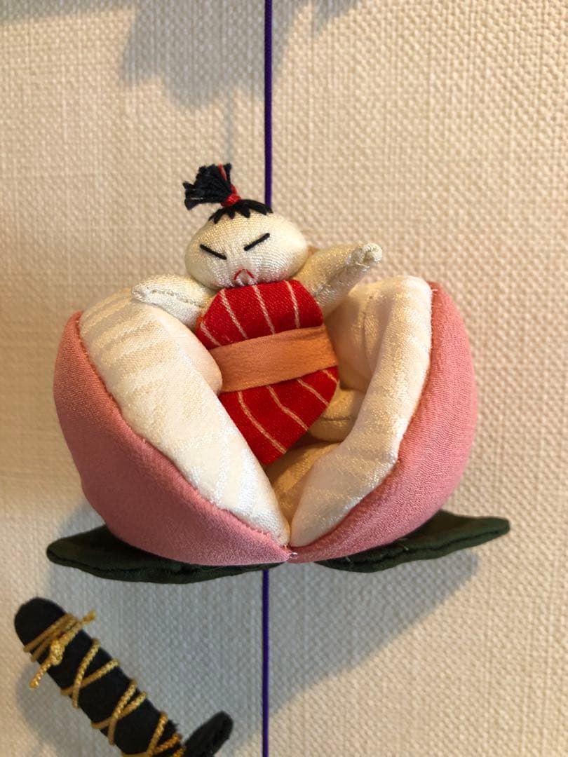 端午の節句の壁掛け⑤　吊るし飾り　吊るし雛