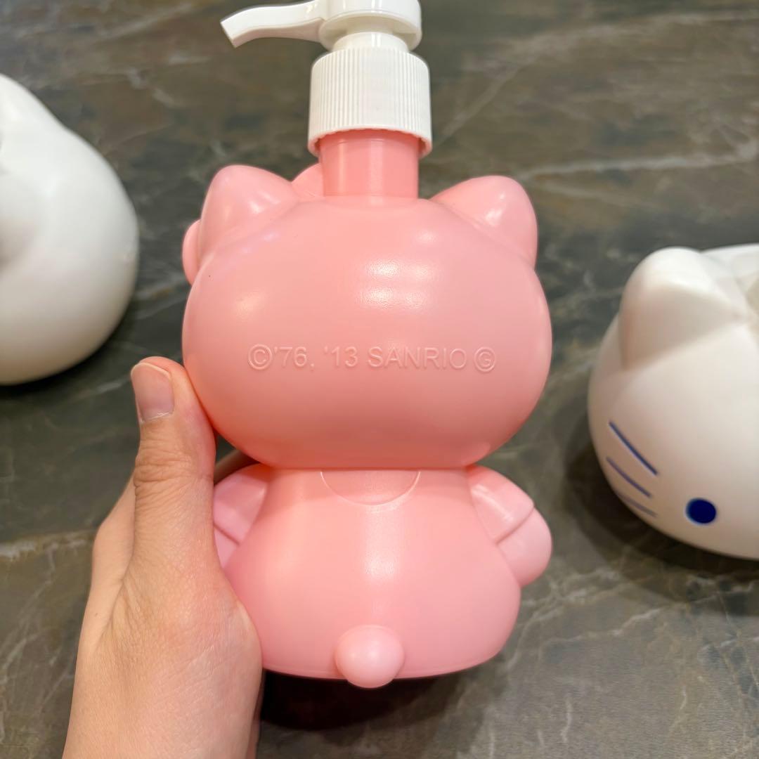 新品未使用 キティちゃん ポンプボトル 平成レトロ 3個セット
