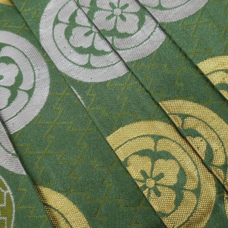 【七五三】5歳　男の子　袴/角帯/懐剣 3点セット　グリーン 子供袴 8Z24