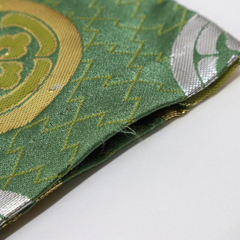 【七五三】5歳　男の子　袴/角帯/懐剣 3点セット　グリーン 子供袴 8Z24