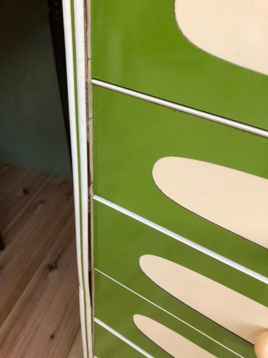 飾り棚 棚 昭和レトロ レトロポップ インテリア 緑 グリーン