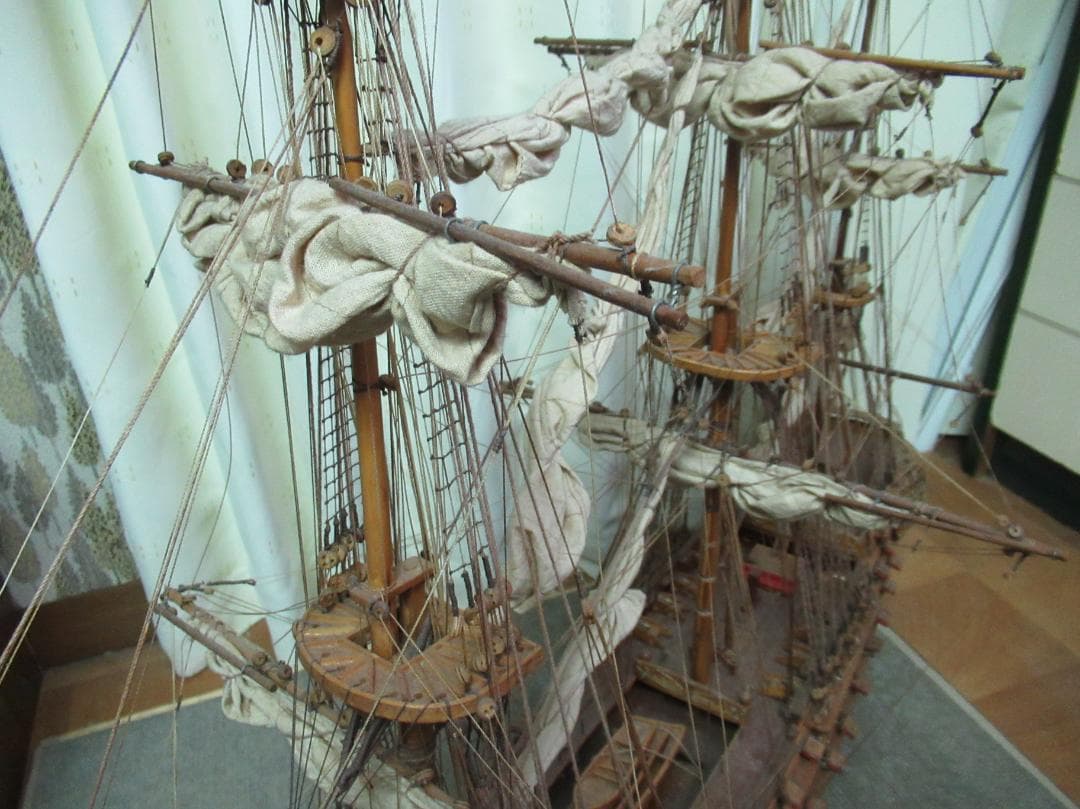 木製帆船　モデルシップ　大型