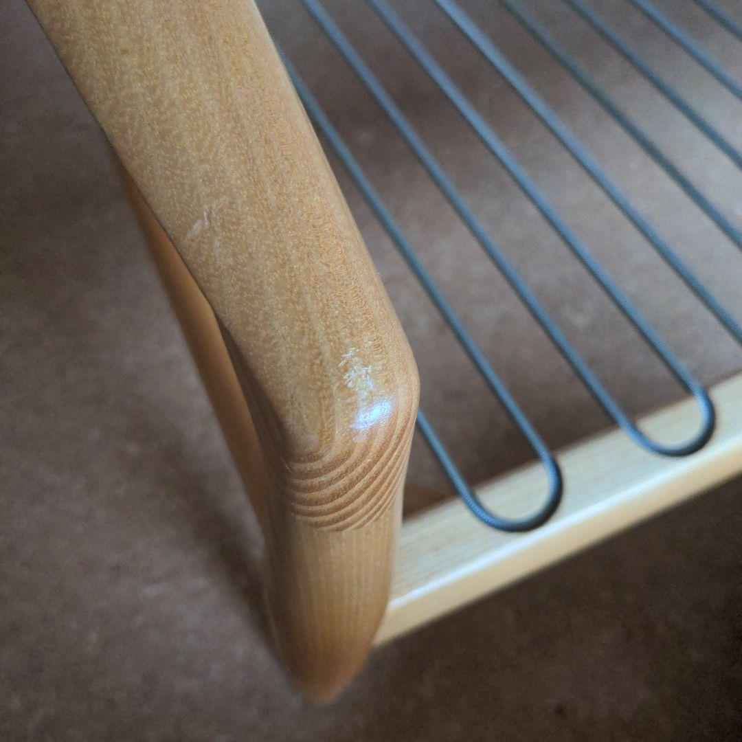 宮崎椅子製作所　ペーパーナイフソファ　２人掛け　 羽毛クッション