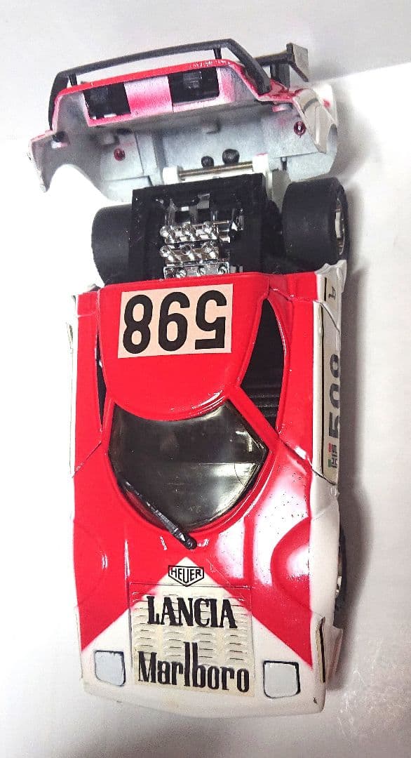 永大グリップ 1/28 ランチアストラトス 希少車体中型ミニカー 当時物