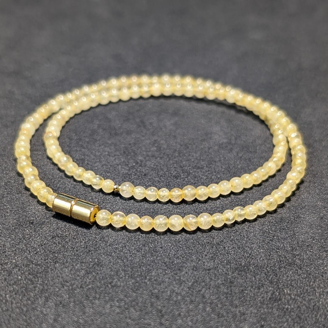 【開運×高級感】K18×ゴールドルチル 3WAYアクセサリー 幸せを引き寄せる石