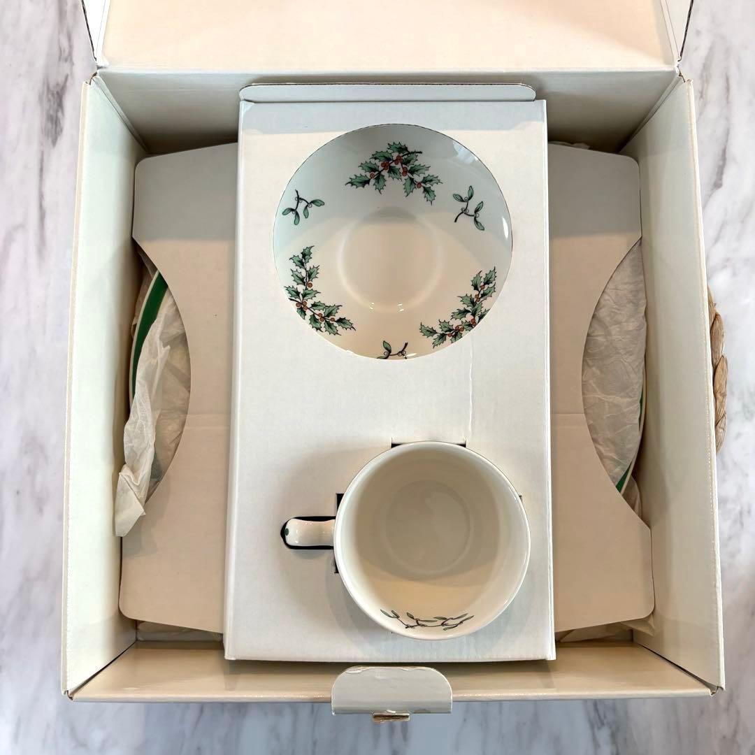 箱付き・英国製】スポード クリスマスツリー プレート カップ