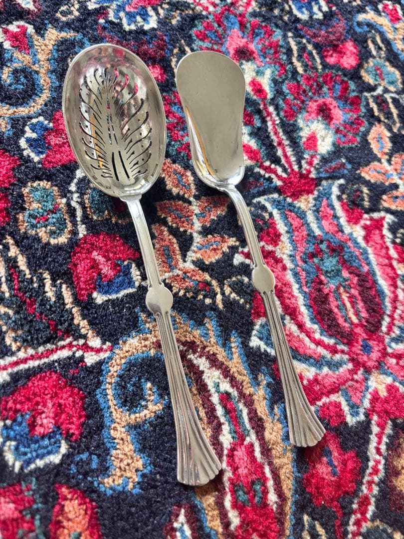 【希少・廃盤品】クリストフル　透かし細工サービングカトラリー