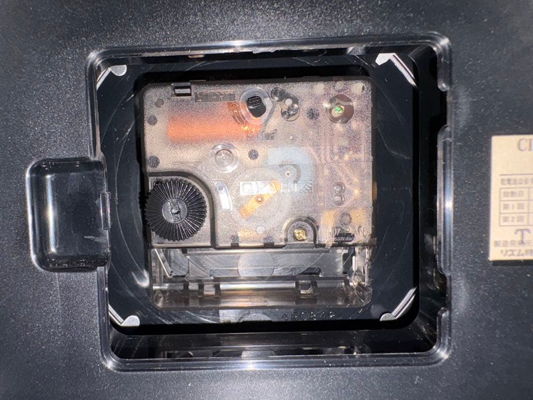 未使用 80's シチズン ブラックスキー4RG842 置き時計 - メルカリ