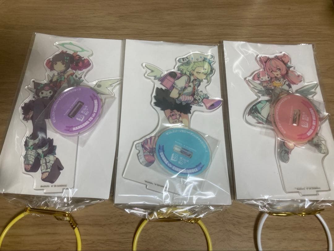 ゼンレスゾーンゼロ ゼンゼロ サンリオ アクリルスタンド GIGO限定 3種