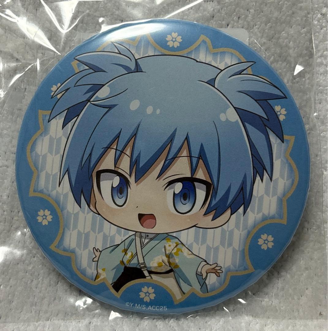 9511】暗殺教室 くじ引き堂 潮田渚 ミニキャラ 缶バッジ - メルカリ