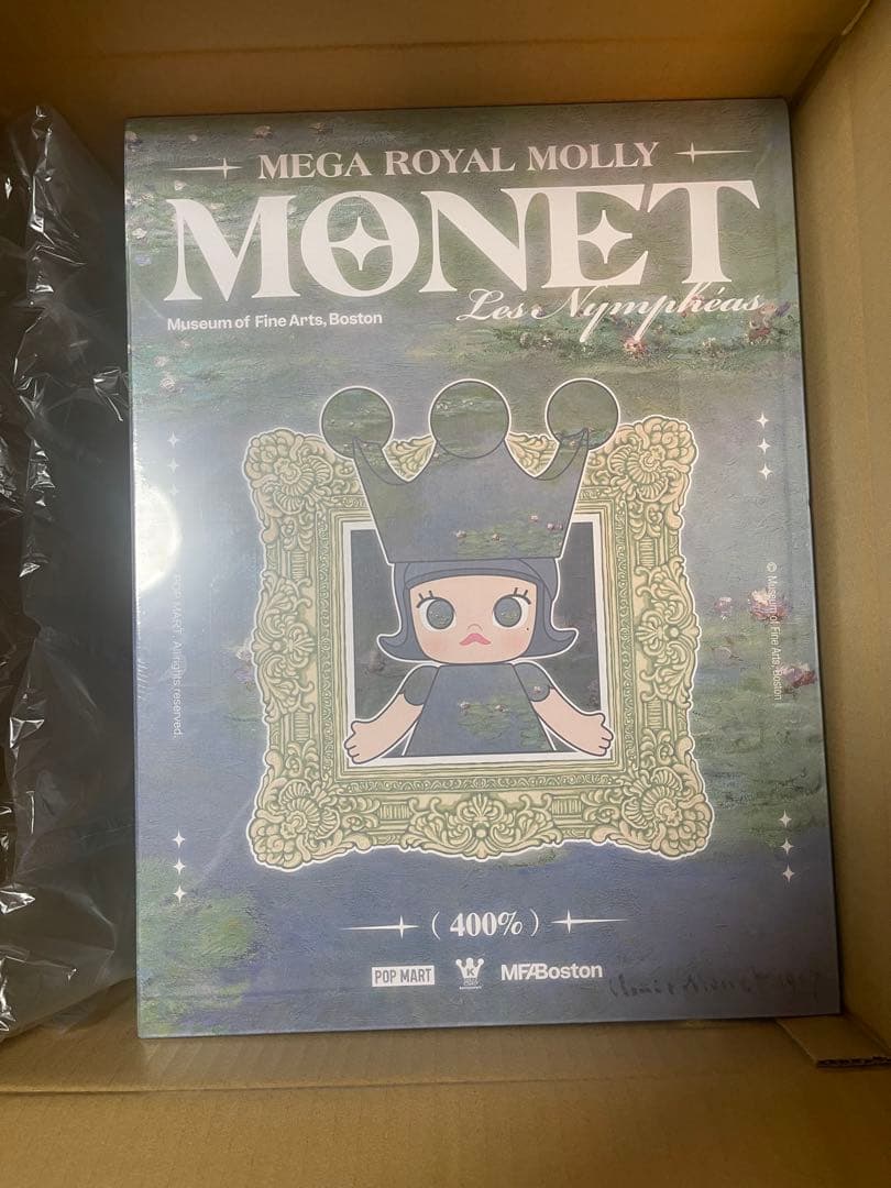 Popmart mega  MOLLY 400% クロード・モネ 睡蓮