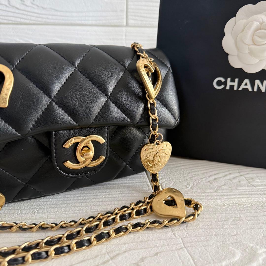 CHANEL シャネル　ハートチェーンバッグ　ノベルティ