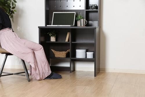 《新品・送料無料》大容量収納付きデスク　ＢＲ