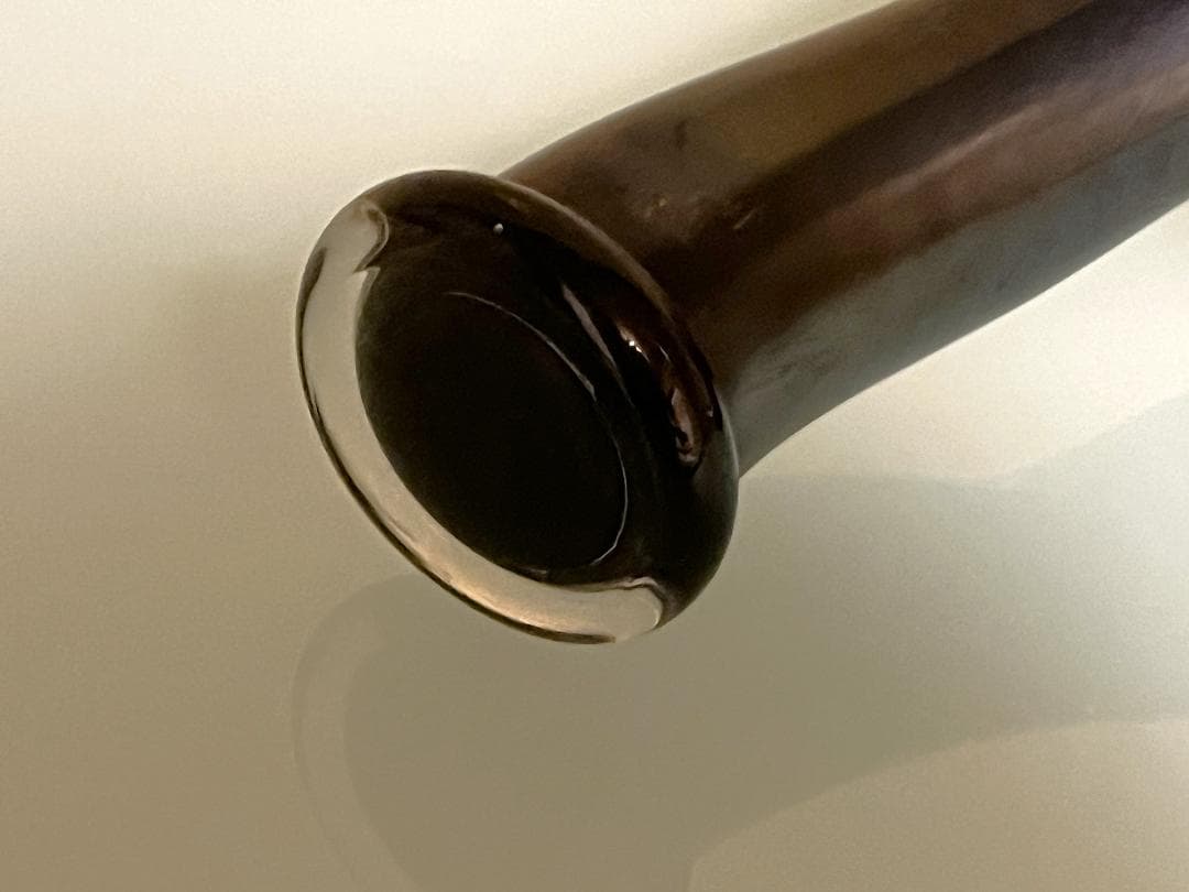 ガラス作家　frescoの辻野剛作品　特注台付き