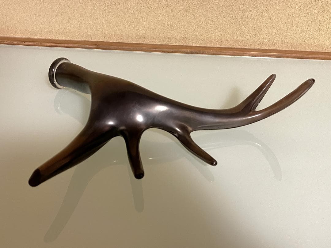 ガラス作家　frescoの辻野剛作品　特注台付き