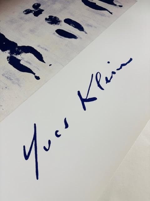 額装済/324/ 1997（イヴ クライン）/ポスター