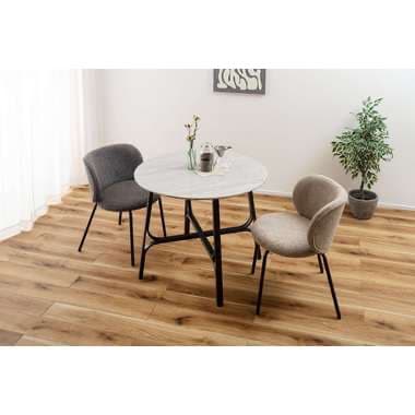 【メーカー直送】東谷PT-787LGY ラウンドテーブル