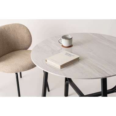 【メーカー直送】東谷PT-787LGY ラウンドテーブル