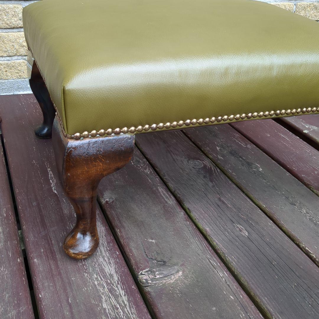 イギリスアンティーク家具　フットスツール