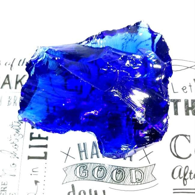 ☆気品ある輝き☆アンダラクリスタル ロイヤルブルー☆天然ガラス