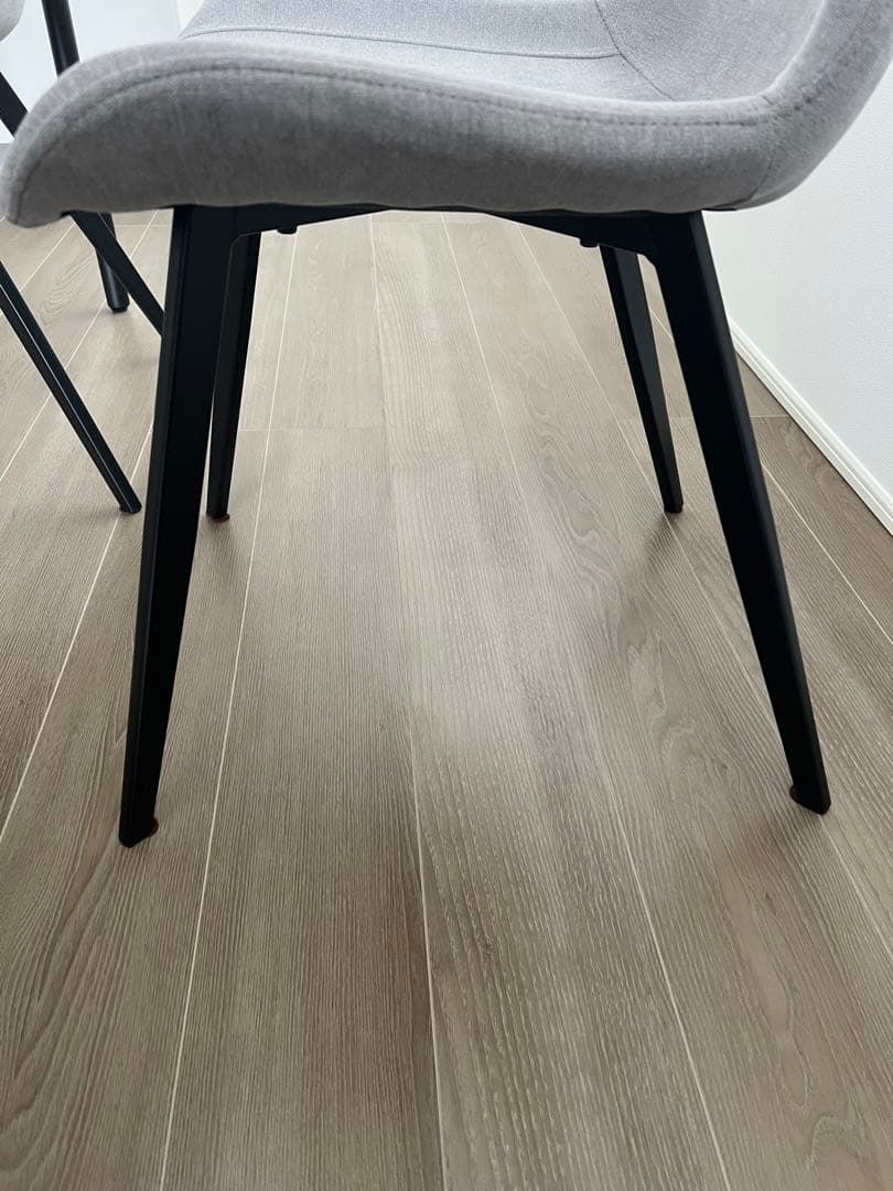 【美品】定価2.75万円 MKマエダ ダインニングチェア CHC-001 GY