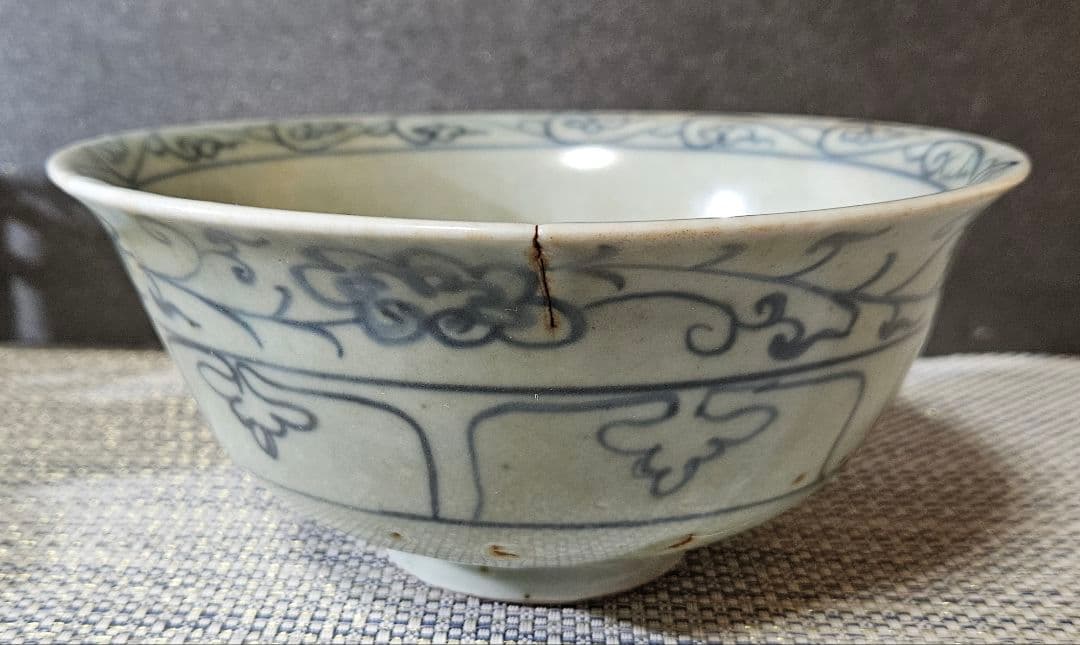 中国古美術 中国古陶磁器 古玩 明朝明代 青磁 青華 古染付