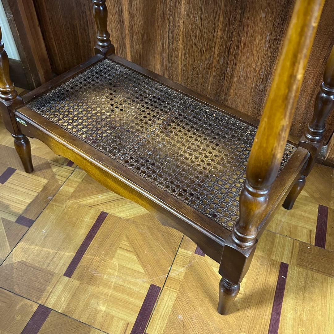 カリモク 花台 鉢台 電話台