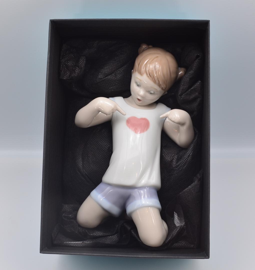 私のハートを聞いて　＃9212　★リヤドロ　スペイン　光沢仕上げ　箱付き　絶版