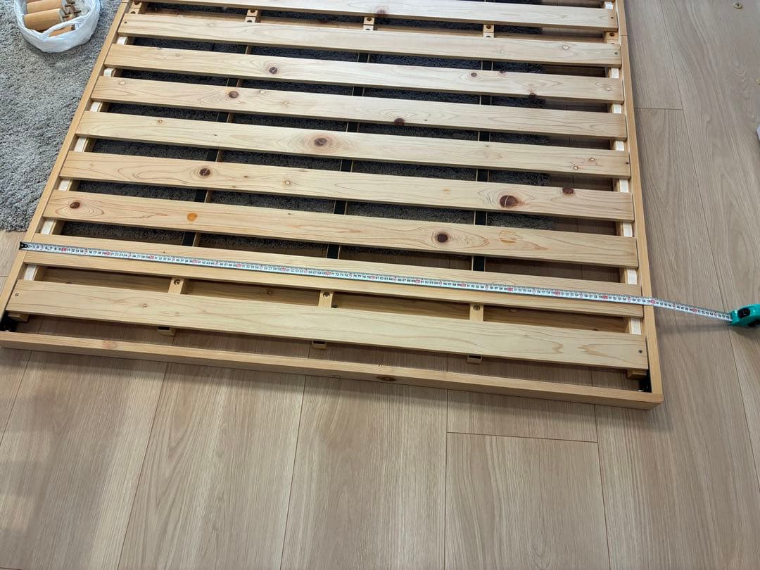 木製スノコベッド ダブルサイズ