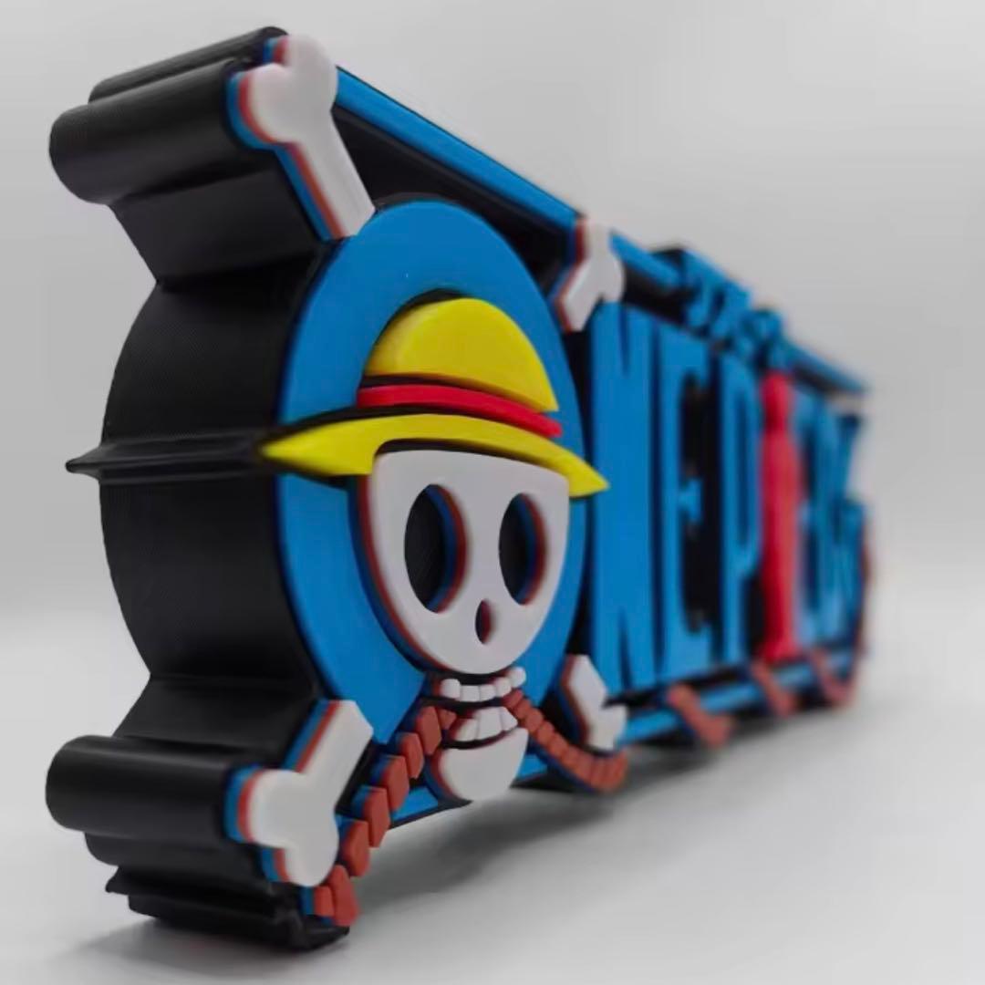 ONE PIECEワンピース立体ロゴ スタンドディスプレイ(25cm)一番くじ似