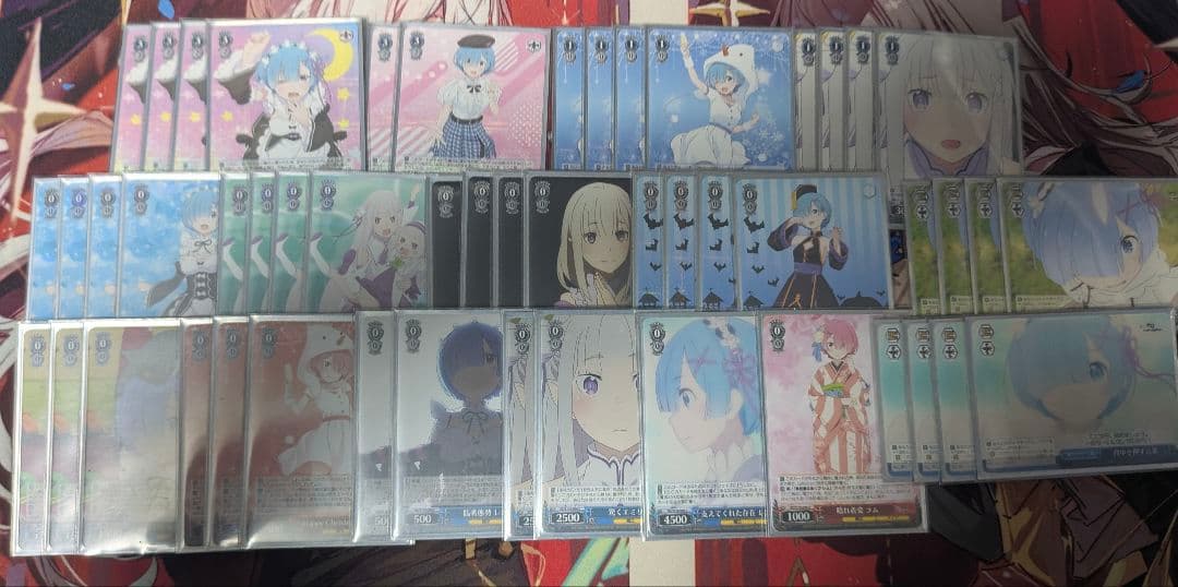 ヴァイスシュヴァルツ リゼロ 8門 デッキ r以下4コンつき