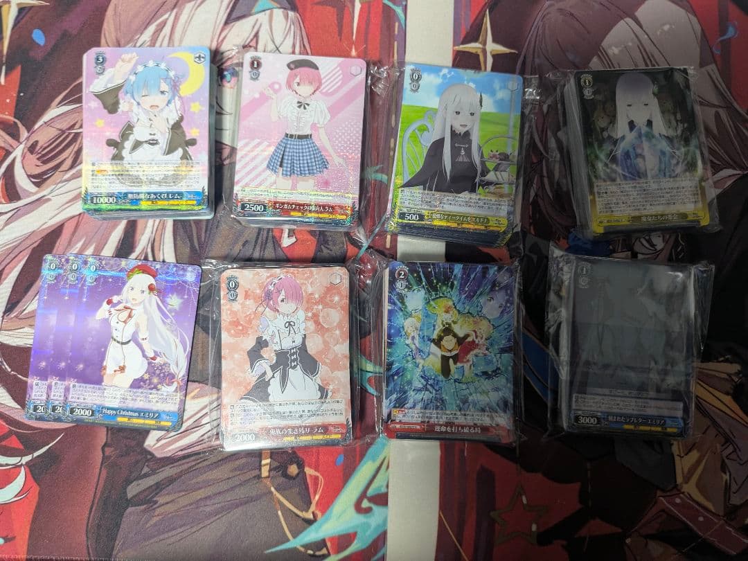 ヴァイスシュヴァルツ リゼロ 8門 デッキ r以下4コンつき