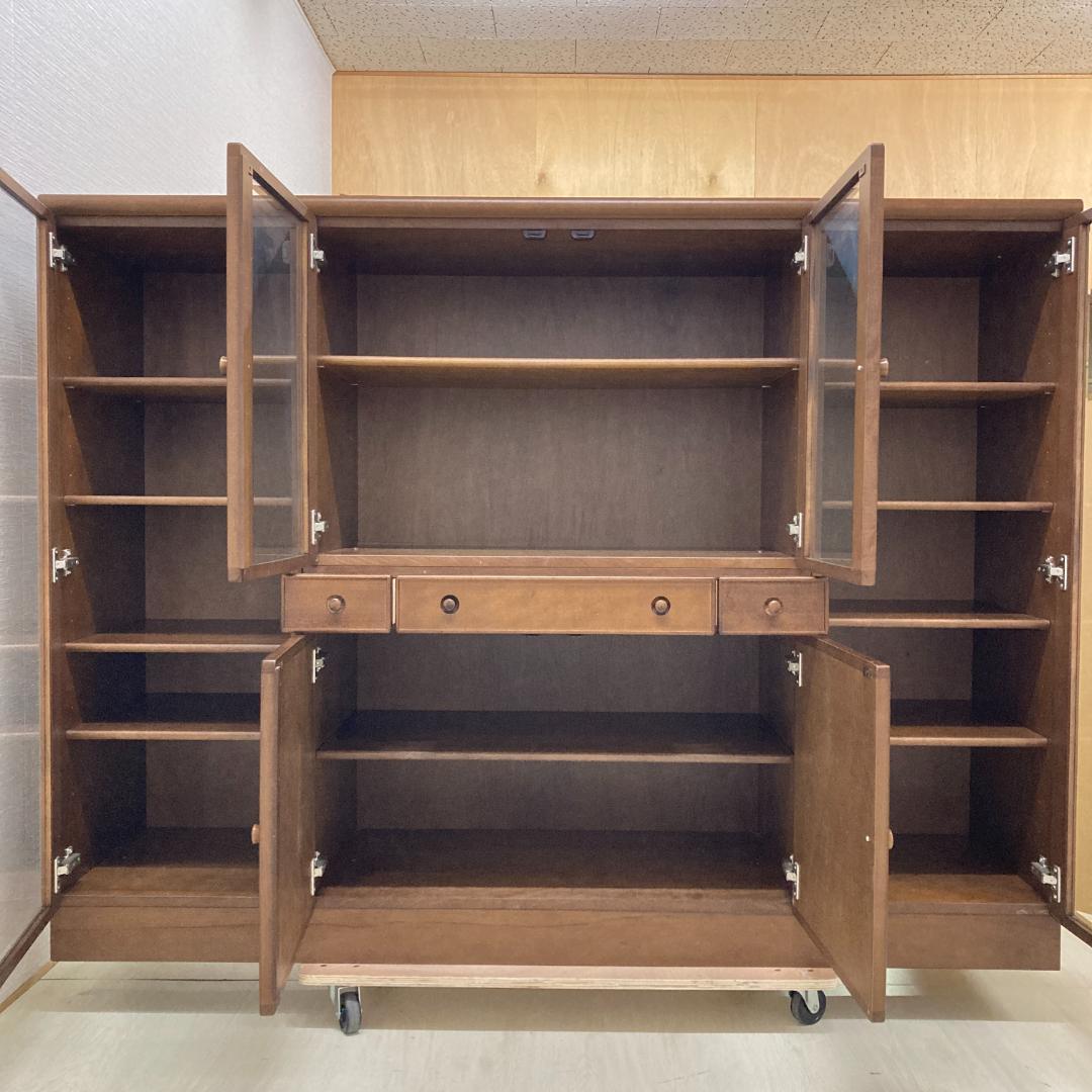 【飛騨産業】キツツキ　キャビネット　リビングボード　食器棚