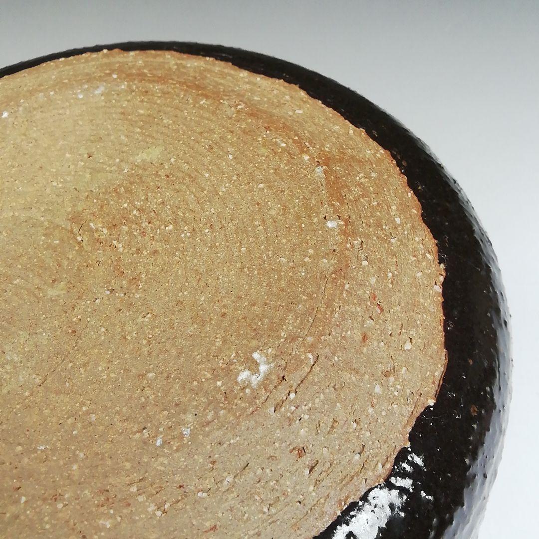 W159 建水 『上野焼』『第十五代 熊谷紅陽 作』 共箱 茶道具