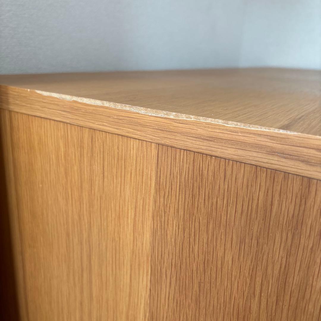 MUJI 木製AVラック　幅110 オーク材