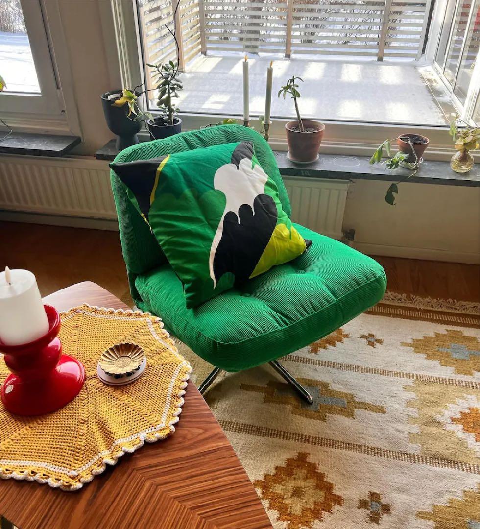 新品★未開封 ディヴリンゲ イケア 1人掛けソファ 回転パーソナルチェア