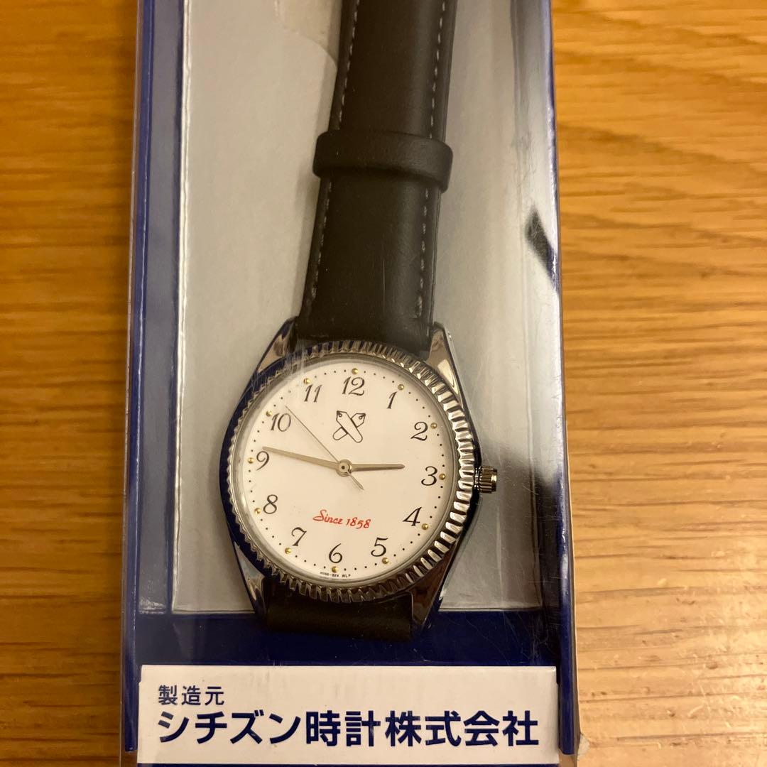 新品 ケース未開封】入手困難 シチズン 慶應大学 記念ノベルティ腕時計