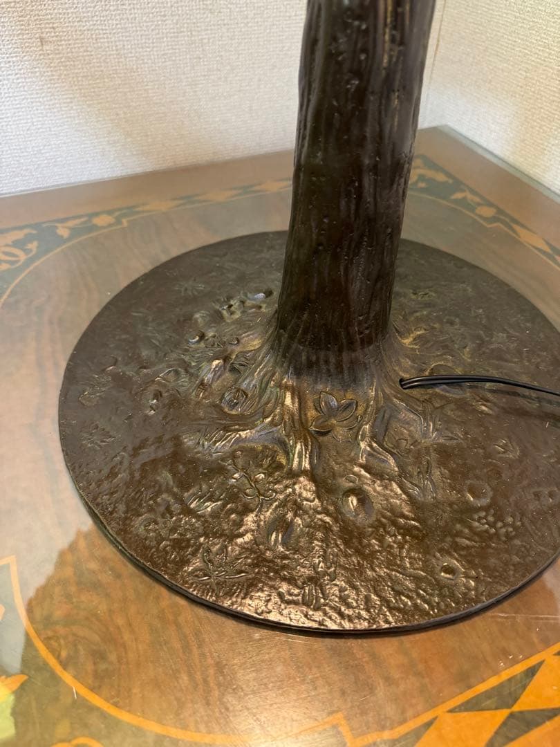 引取限定　アンティーク　ステンドランプ