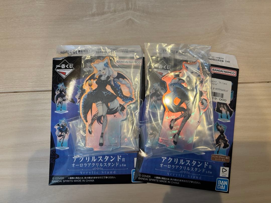 【新品未開封】　一番くじ　ホロライブ　白上フブキ　大神ミオ