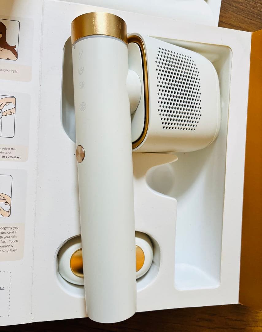 新品未開封 BoSidin 脱毛器 家庭用 ホワイト メンズ レディース - メルカリ