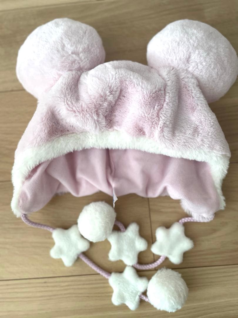 ディズニー ファンキャップ 星 パステル ピンク 水色 ミッキーミニー