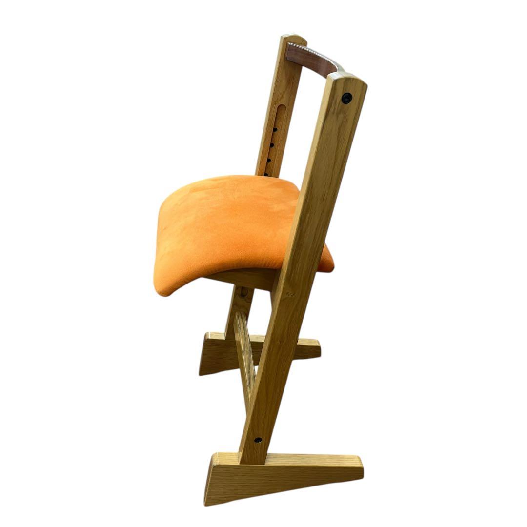 匠工芸　パロットチェア　PARROT CHAIR スエード×オレンジ