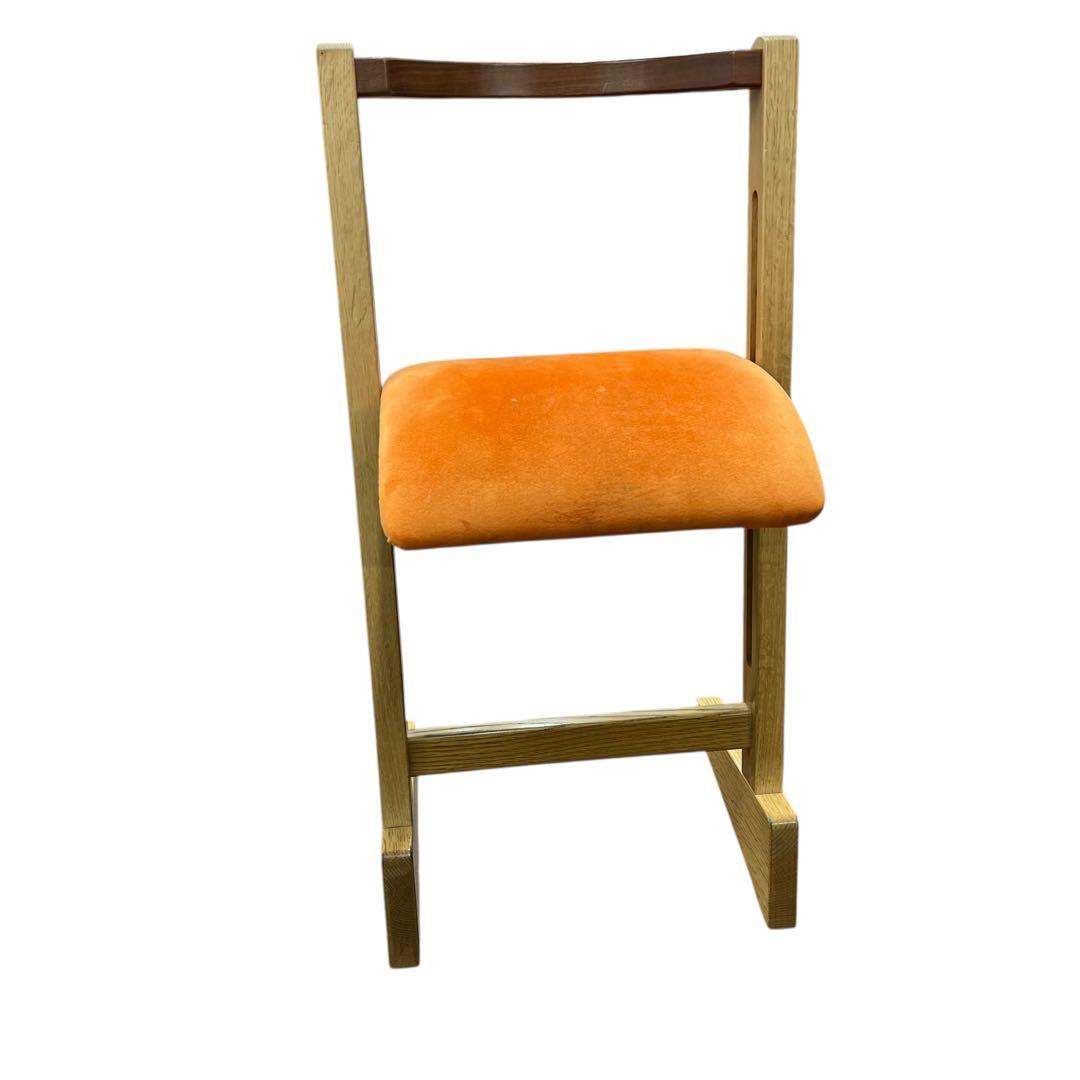 匠工芸　パロットチェア　PARROT CHAIR スエード×オレンジ