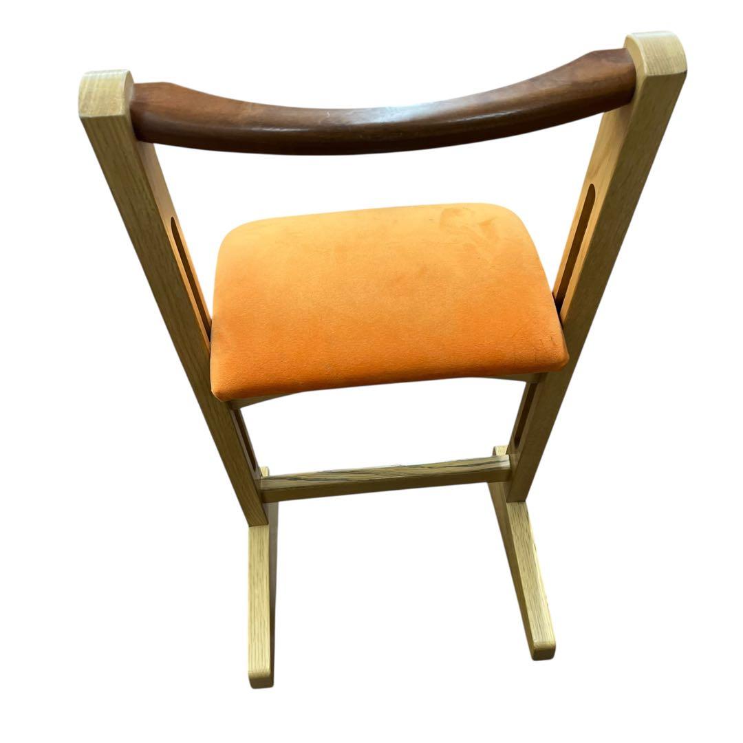 匠工芸　パロットチェア　PARROT CHAIR スエード×オレンジ
