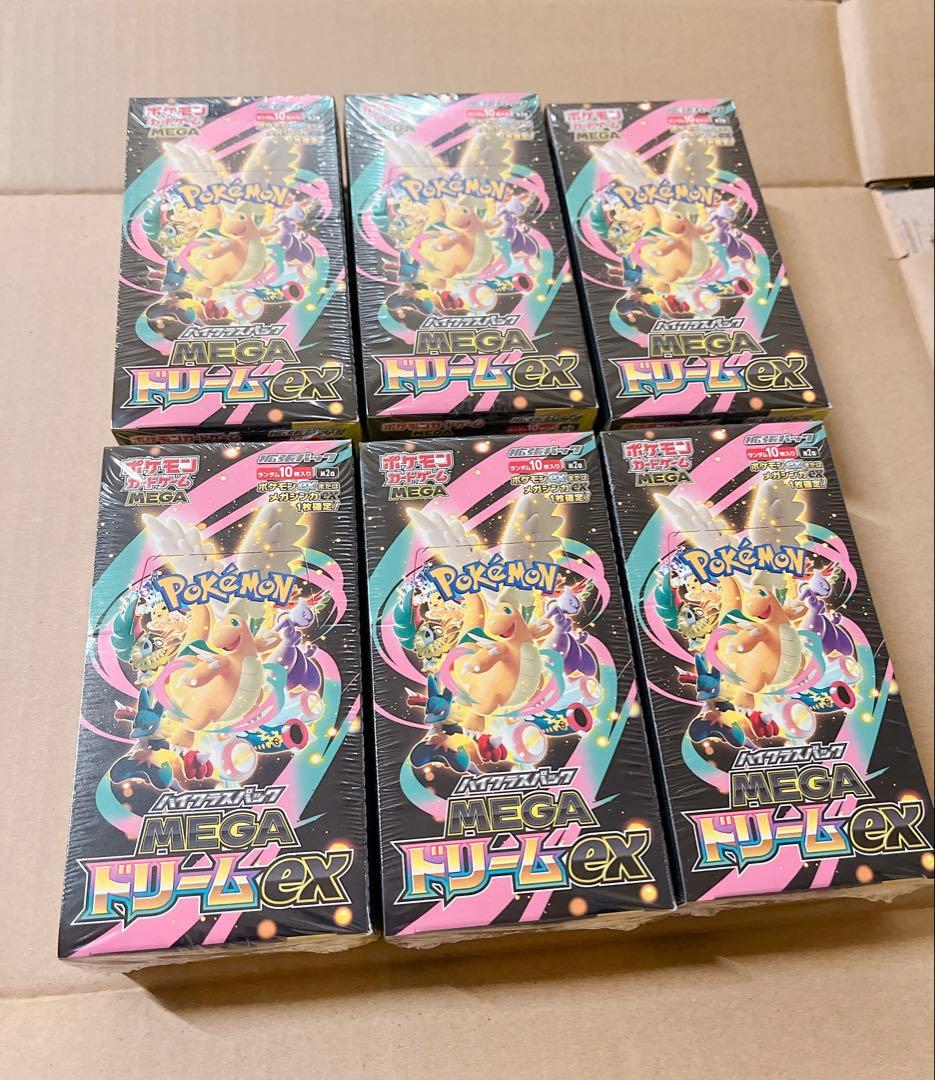 ポケモンカード MEGAドリームex 6BOX シュリンク付き 新品 未開封