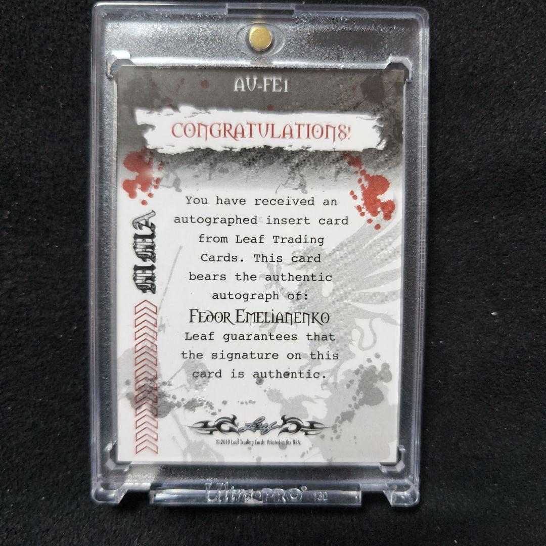 leaf 格闘技 エメリヤーエンコ・ヒョードル サインカード - メルカリ